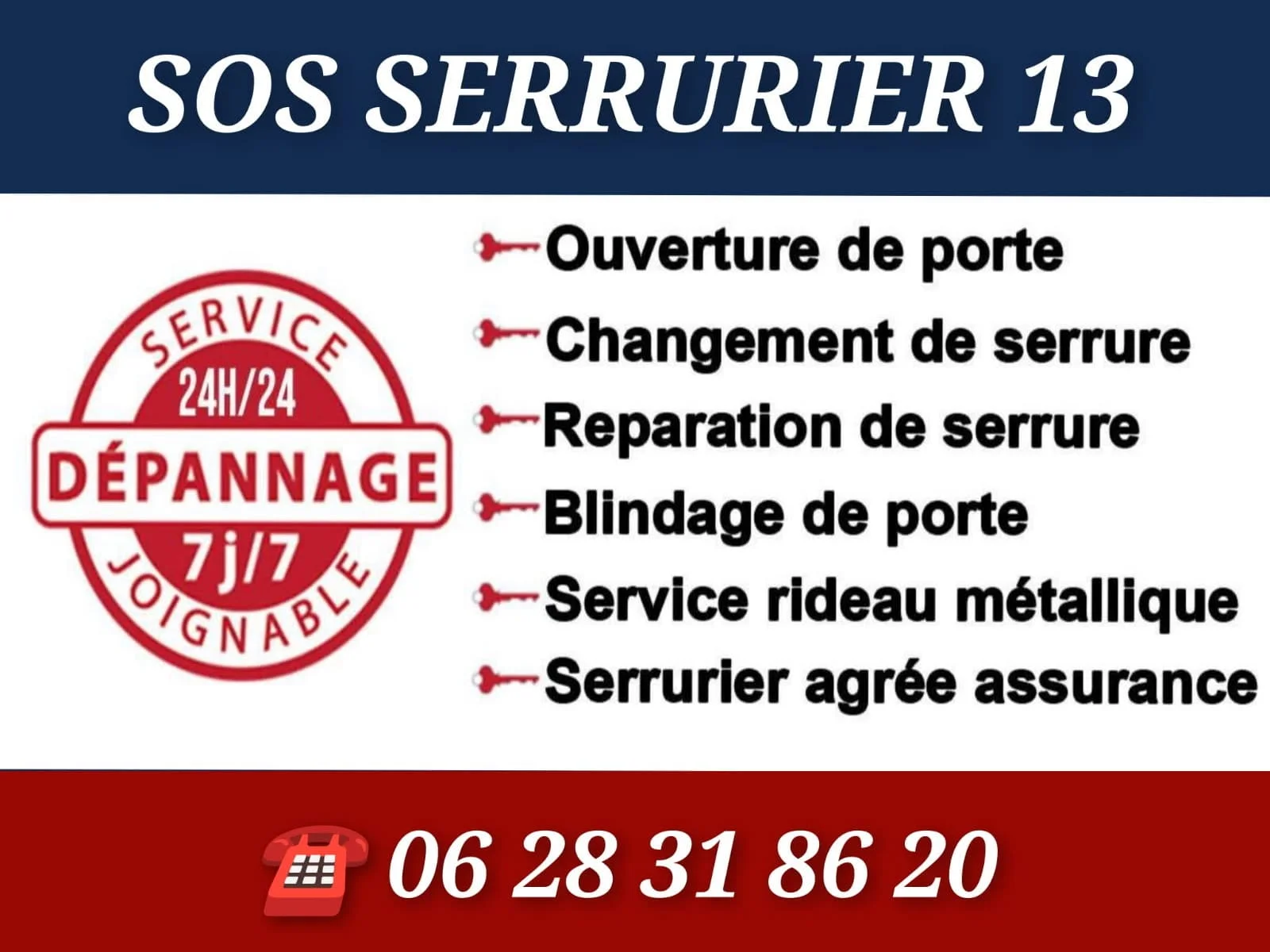 Serrurier professionnel en train de réparer une serrure à Le tholonet