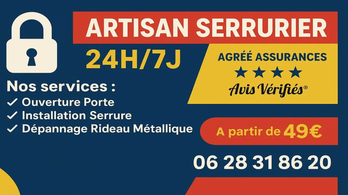 Serrurerie à Marseille 13014 pour dépannage, ouverture porte et remplacement de serrure rapide